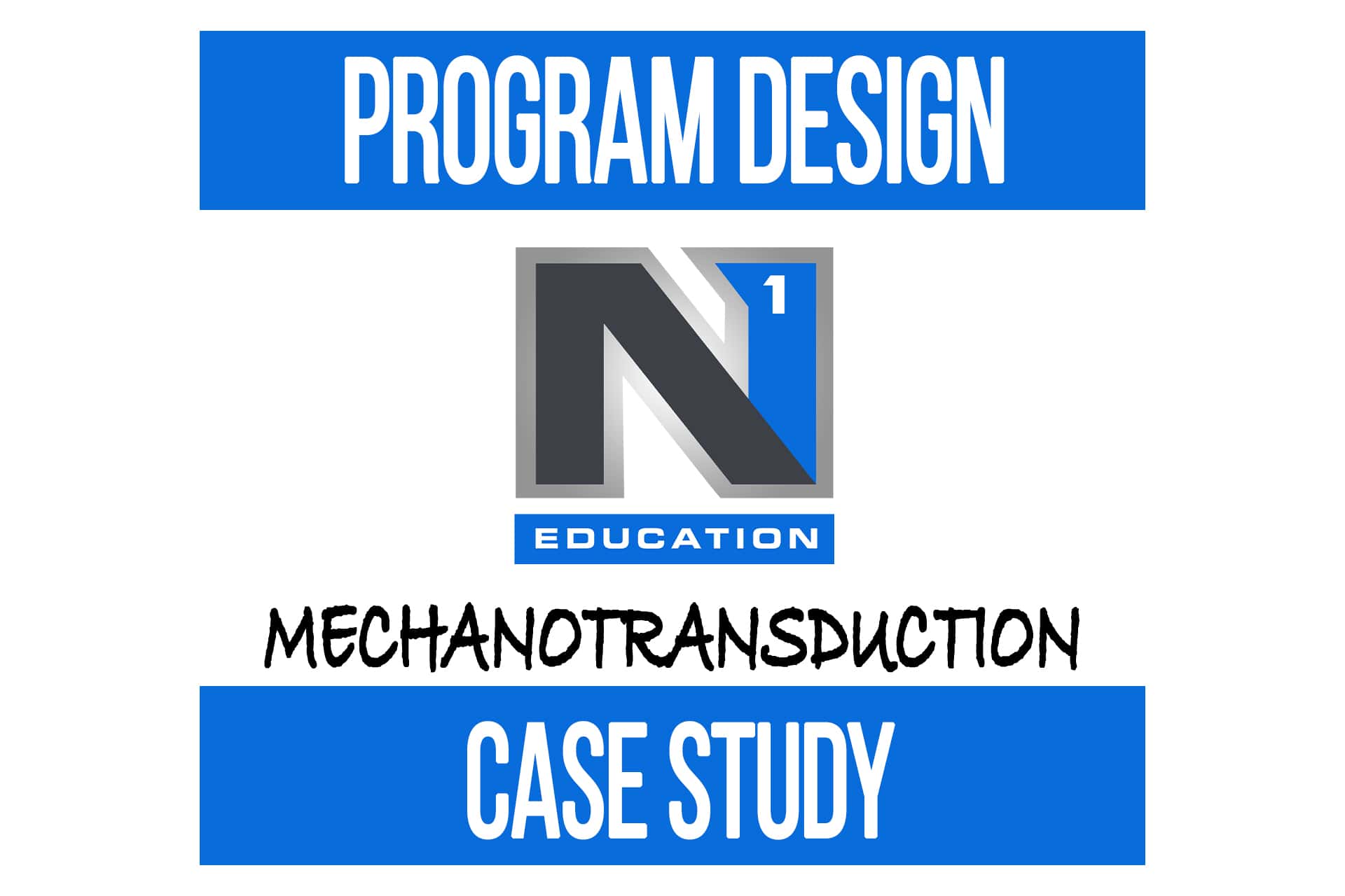 Program Design Case Study: Mechanotransduction