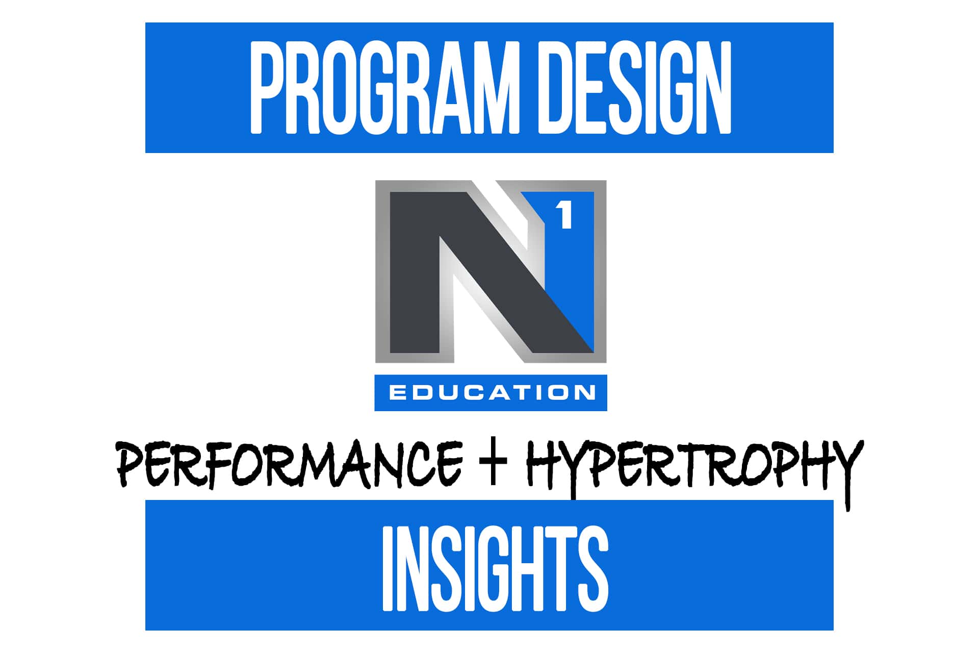 Programming for Performance + Hypertrophy